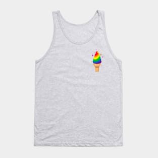 Helado de arcoiris Tank Top